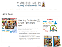 Tablet Screenshot of foodyogi.org